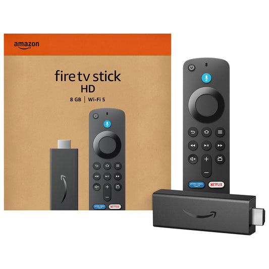 Amazon Fire TV Stick HD (2024) Media Streamer with Alexa Voice Remote