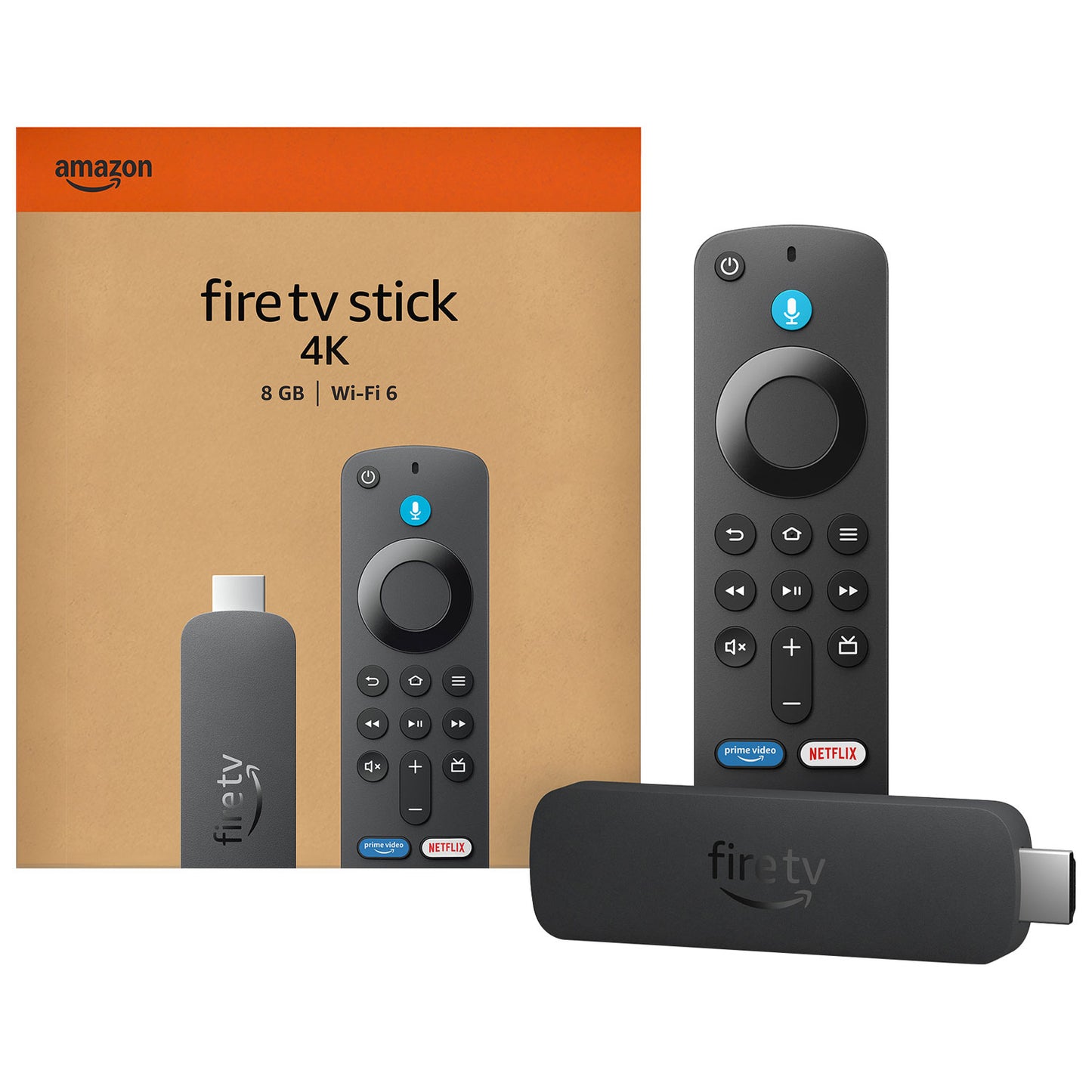 Amazon Fire TV Stick 4K (2024) Media Streamer with Alexa Voice Remote