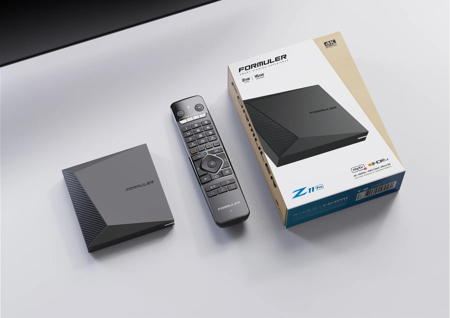 Formuler Z11 Pro 4K Android TV Box - MYTVOnline3, 16GB Storage, Dual-Band Wi-Fi Streaming