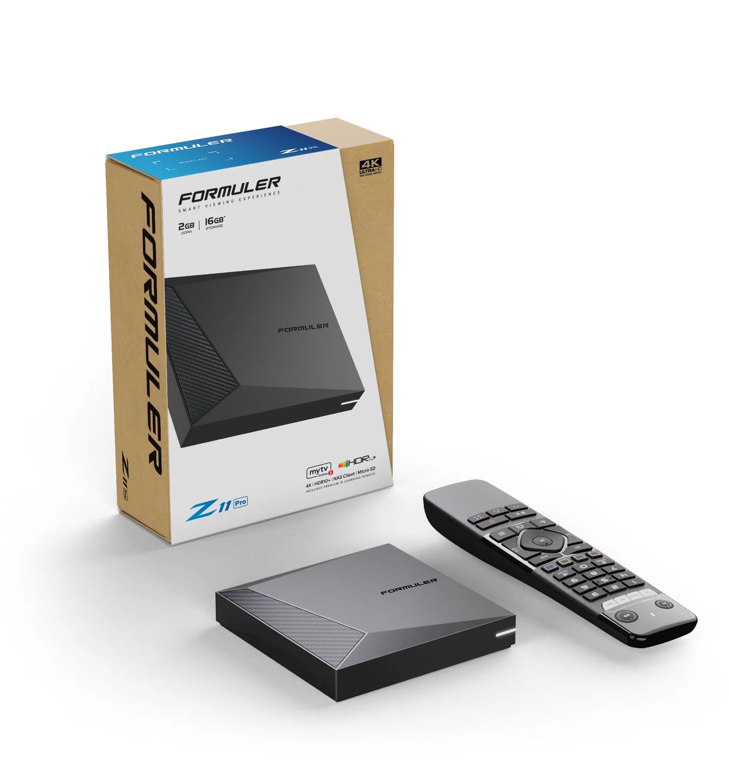 Formuler Z11 Pro 4K Android TV Box - MYTVOnline3, 16GB Storage, Dual-Band Wi-Fi Streaming