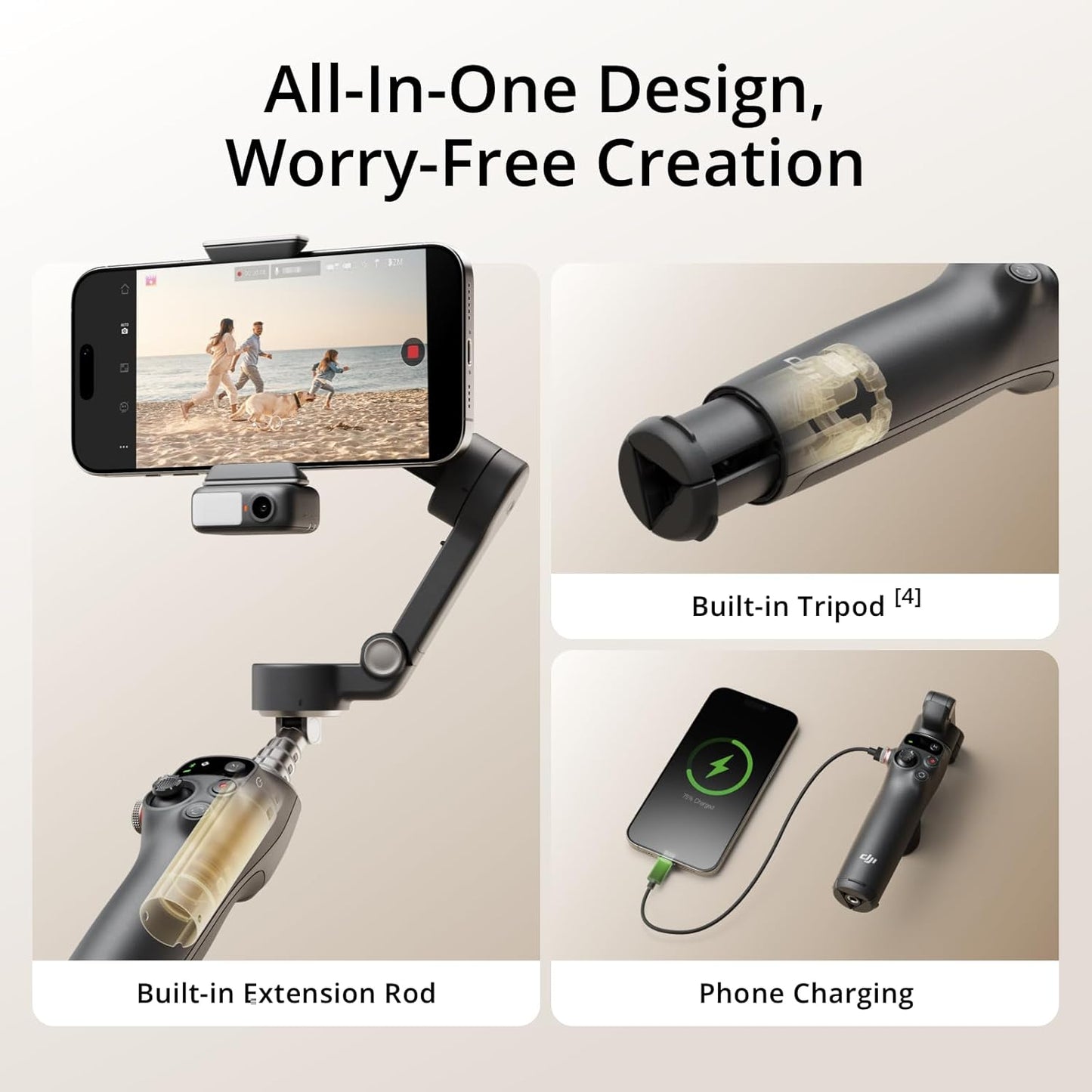 Osmo Mobile 7P | Flagship Intelligent Tracking Phone Gimbal